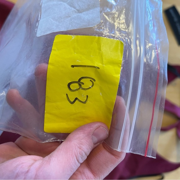 ALFRED SUNG v neck halter satin trumpet grown in Deep Red Maxi Dress - Picture 13 of 13